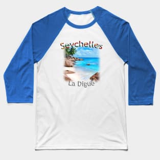 Seychelles - La Digue - Anse Patates Baseball T-Shirt